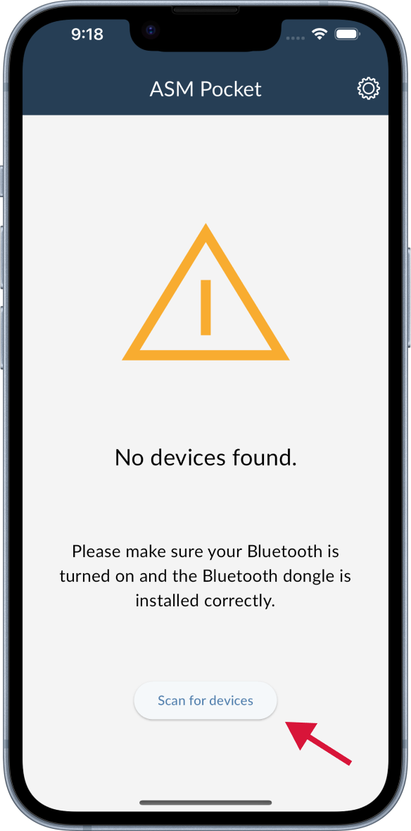 Scan for devices