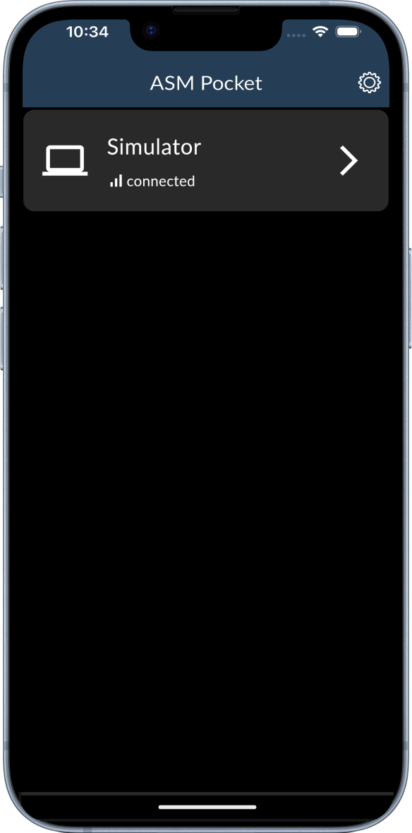 simulator in search result list
