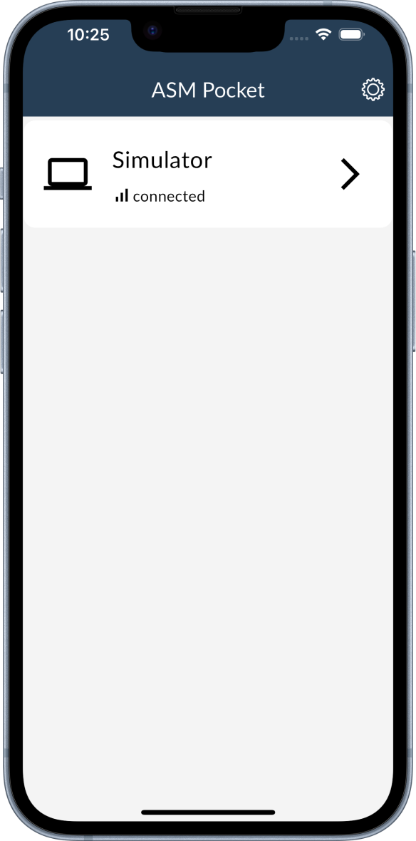 simulator in search result list